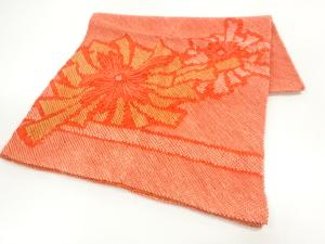 本総絞り花模様ショール